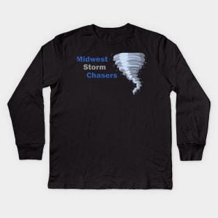 Midwest Storm Chasers Kids Long Sleeve T-Shirt